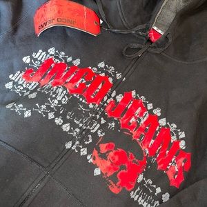 Vintage JNCO jeans zip up hoodie size large